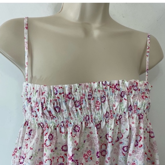 WAYF Nella midi shift dress size S floral spaghetti straps cottagecore pockets - Picture 4 of 12